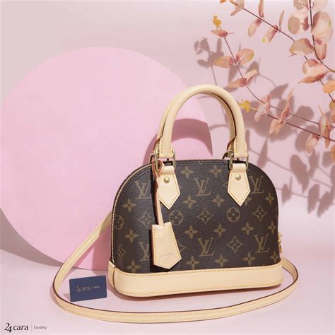 louis vuitton alma bb monogram review|authentic louis vuitton alma handbag.